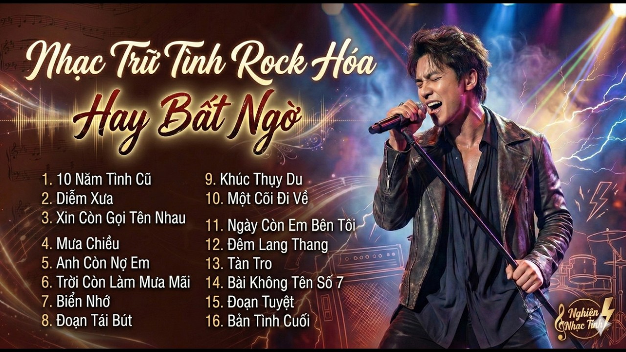 ️🎶 Nhạc Trữ Tình Hóa Rock Hay Bất Ngờ 🔥 Khúc Thụy Du, Anh Còn Nợ Em, Bản Tình Cuối