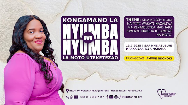 KONGAMANO LA NYUMBA KWA NYUMBA LA MOTO UTEKETEZAO