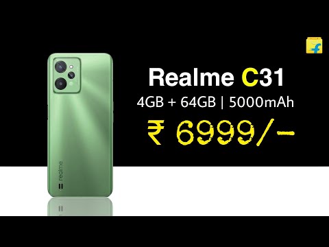 Realme C31 Launch in India on Flipkart First Look, Price, Specs, Features, Camera, Review in Hindi