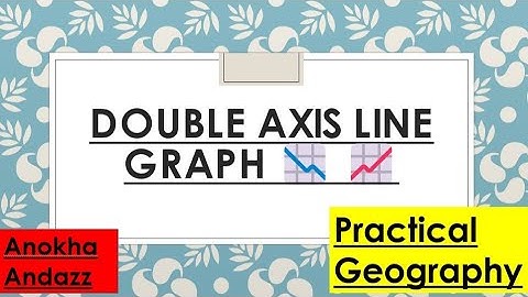 Double Axis Line Graph 📉 📈 ||Geography ||Practical ||