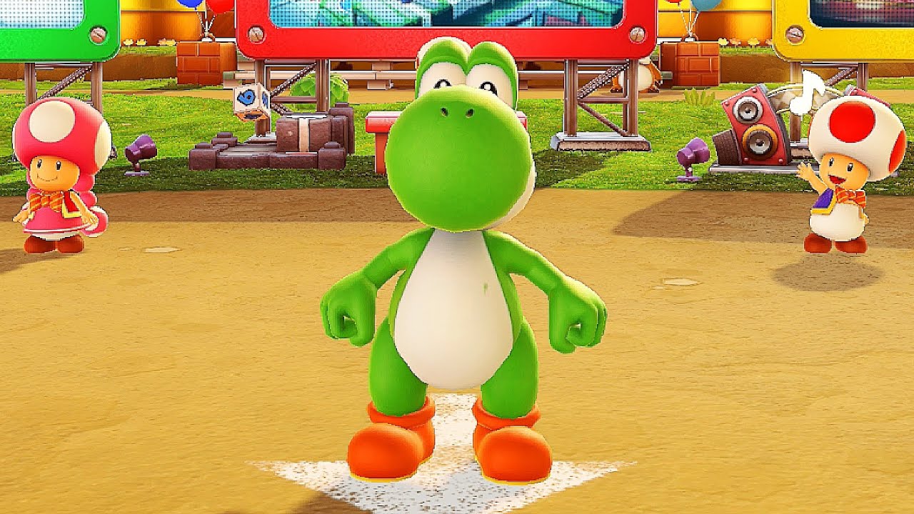 [ Super Mario Party ] - Playing With Yoshi - YouTube