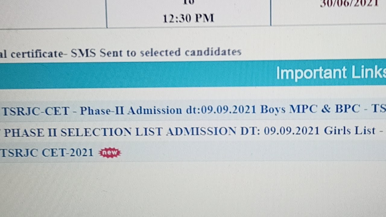 Tsrjc Results Second Phase Counseling Q&A Session