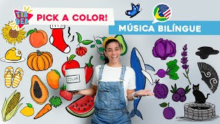 PICK A COLOR - Musica Bilíngue com Tia Bea #inglesparacriancas #cores