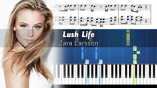 Download Lagu Zara Larsson - Lush Life - Piano Tutorial with Sheet Music MP3
