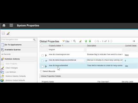 Maximo 7.6   Release long running database connections feature