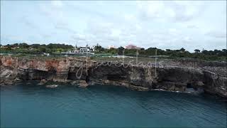 4K Drone Views of Waves Crashing Against Cliffs | Downloadable Stock Video