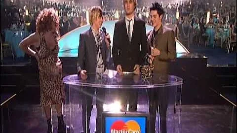 Busted win Pop Act presented by Leigh Francis (as Mel B) | 2004