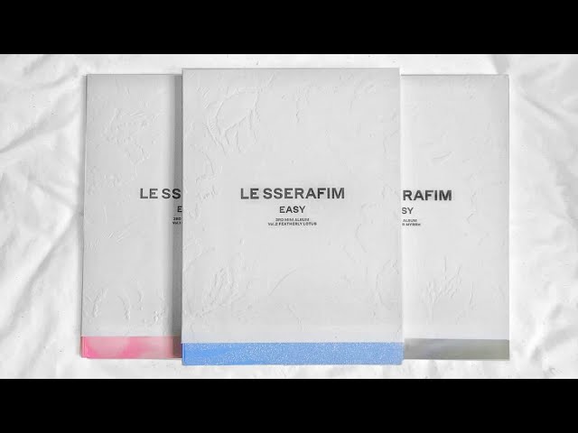 ☆ LE SSERAFIM 르세라핌 3rd Mini Album ❝ EASY ❞ Photobook