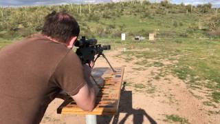 Aaron shooting exploding bullets in the .50 BMG