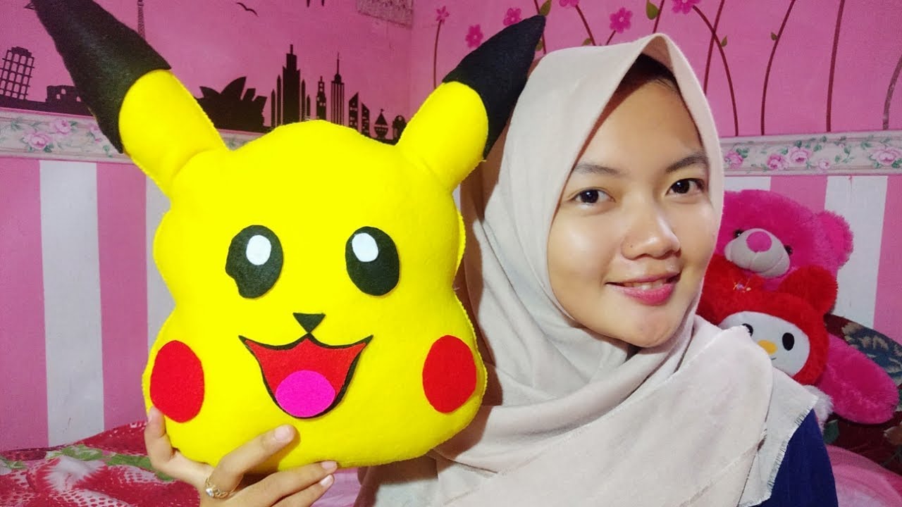  CARA  MEMBUAT  BONEKA  POKEMON DARI  KAIN  FLANEL  YouTube