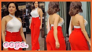 Nushrat Bharucha Shows Her Huge Figur In Tetro Pant With White Top 