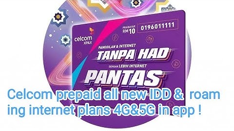 Celcom prepaid all new IDD& roaming internet plans 4G&5G in app ! #celcom #IDD #roaming #shortsvideo