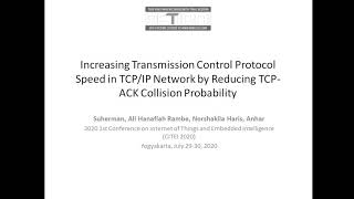 Increasing TCP speed by reducing TCP-ACK delay.