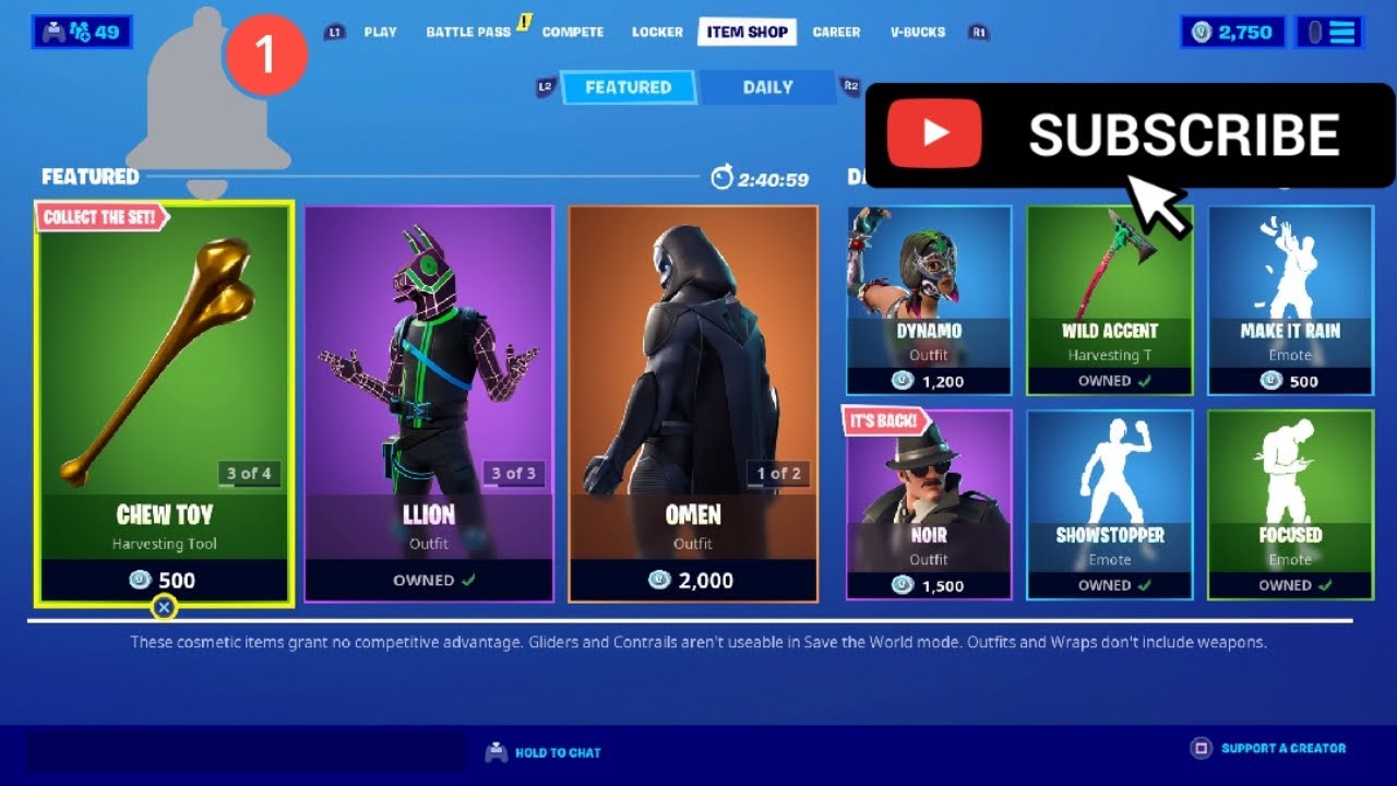 Fortnite Item Shop (June 11th 2020)