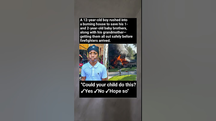 12-Year-Old Hero Saves Baby Brothers & Grandma From Burning House