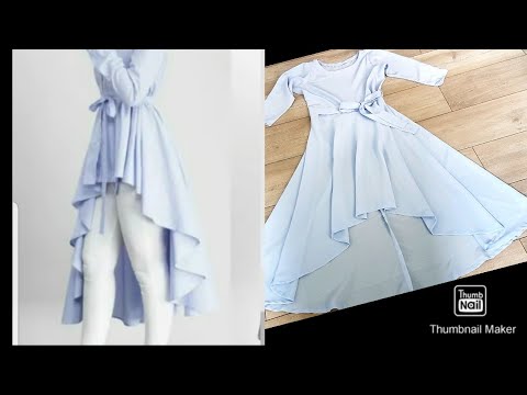 How to make double layer top cutting and stitching 14 to 15 year girl very  easy method step by step 