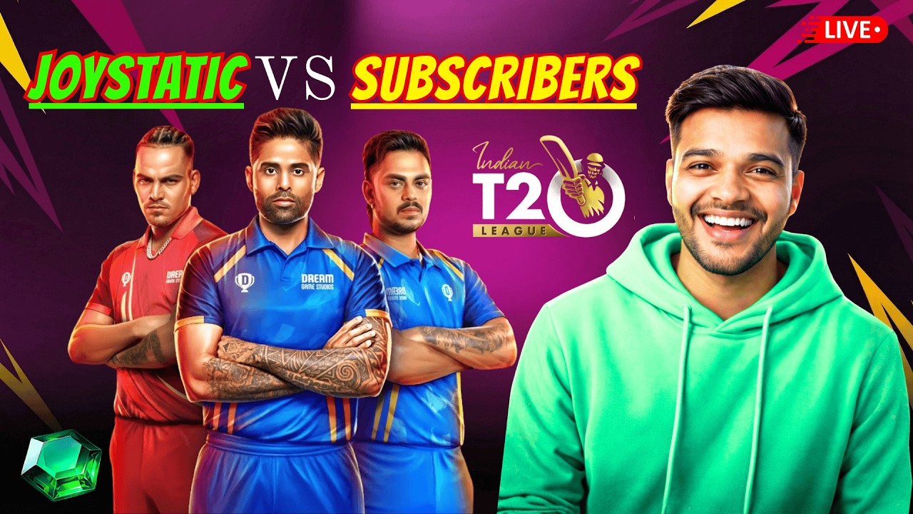 Joystatic vs Subscribers RCPL Auction 2026 🏆 - Real Cricket Live #joystatic #shorts #cricketlive