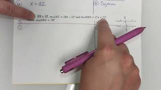 Geometry Standards: 3.4 Day 1: Angle Pair Proofs