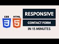 Responsive Contact Form | HTML And CSS Project #07