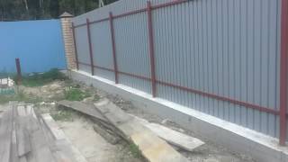 Забор из профнастила ч.3 видео Изящные и практичные навесы из поликарбоната от Навес-стиль