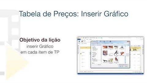 Vídeo Tutorial de PriMus - Tabela de Preços: Insere Gráfico - ACCA software