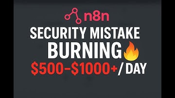 🔒 Stop Losing $$ – Secure Your n8n AI Agent Webhook