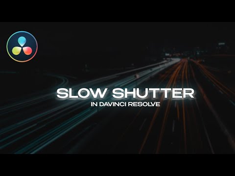 Slow Shutter Effect in DaVinci Resolve | Smooth Motion Blur Tutorial (Beginner Friendly)