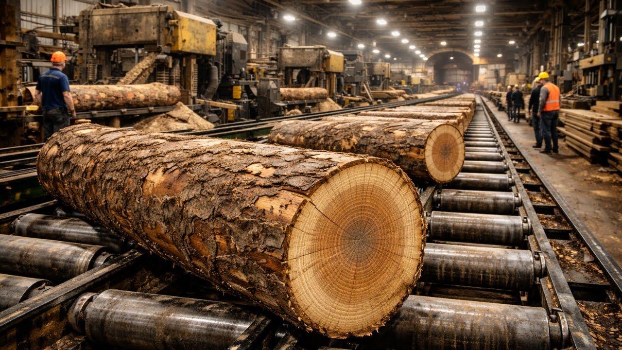 How Wood Is Made Out Of Timber – Inside the Timber Processing Factory  How Luxury Furniture Are Made