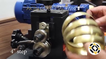 Coiling Machine Open Shapes @akingoldmachine