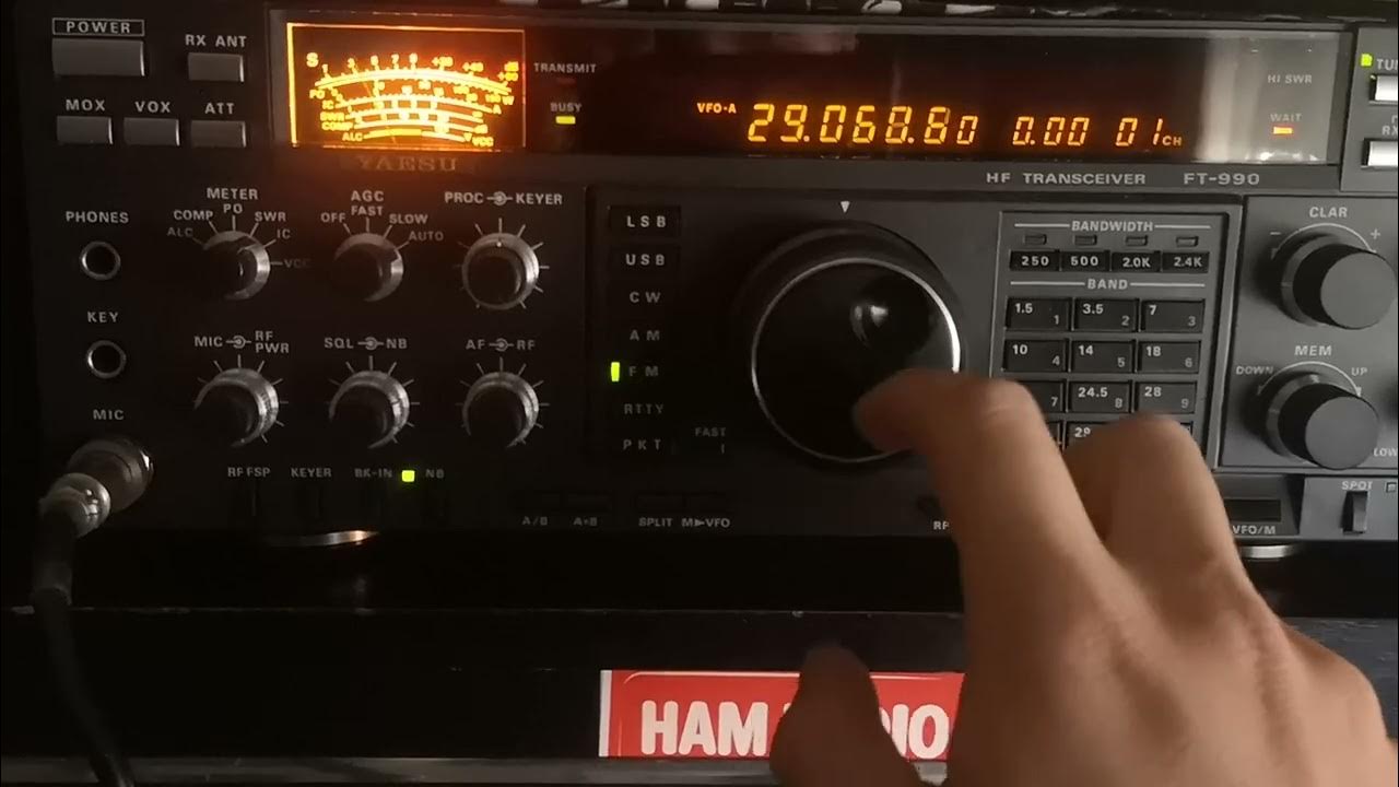yaesu FT990 on 10m YouTube