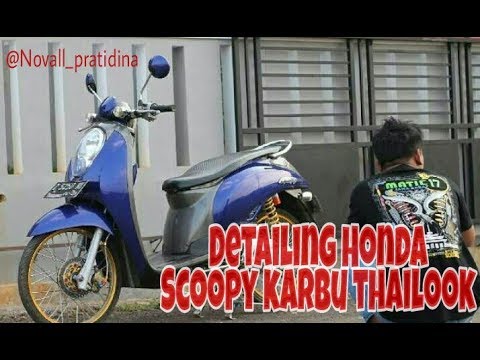 Honda Scoopy Karbu Thailook Youtube