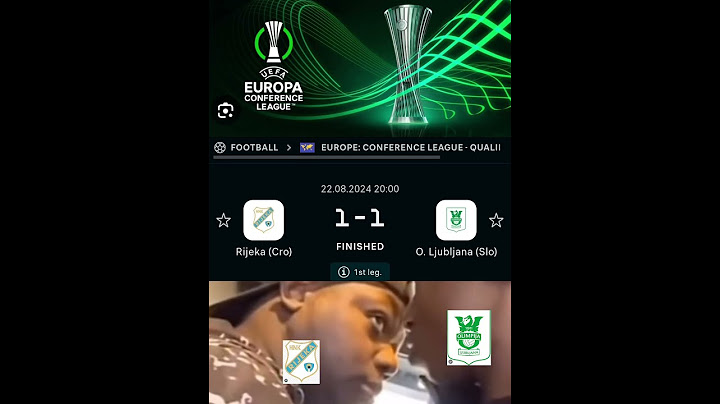 #viral #conferenceleague play off results #klaksvik #hjk #rijeka #olimpija tie