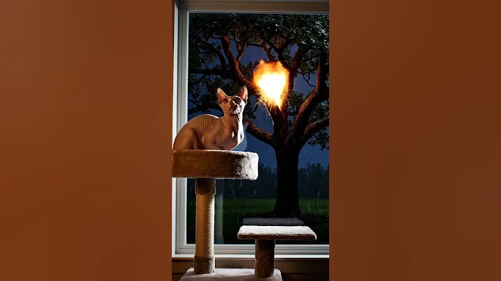 Watch the video about A typical day for a sphinx by the window #sphynx #cat #cute #ai