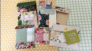 DIY - Construct a COIN ENVELOPE | Using Paper Scraps - Any Size | Packaging Idea