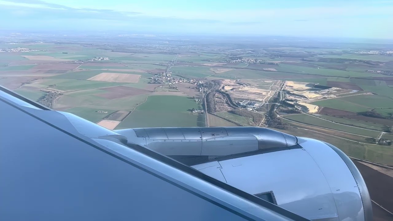 Condor D-AICI DE4265 Landing from Frankfurt FRA to Paris CDG on February 8, 2026