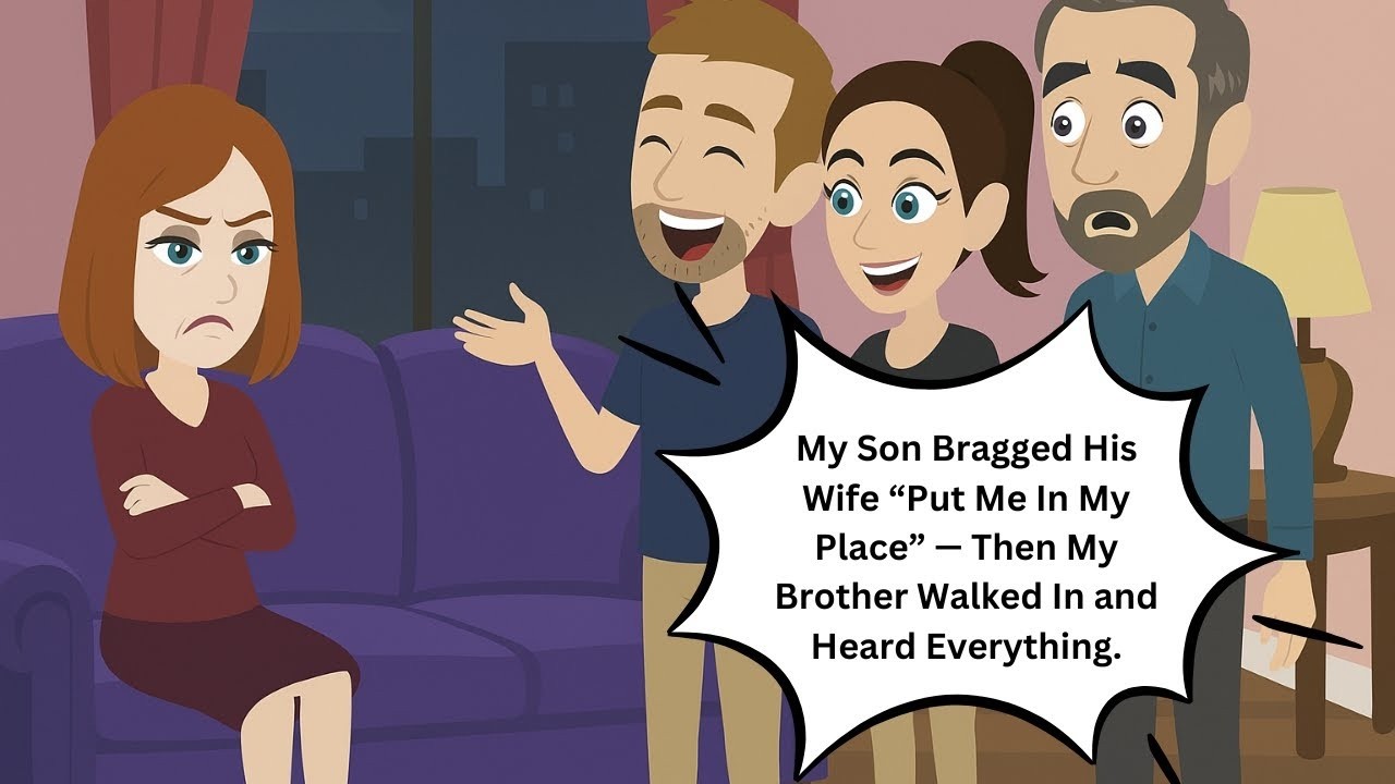 My Son Bragged His Wife “Put Me In My Place” — Then My Brother Walked In and Heard Everything