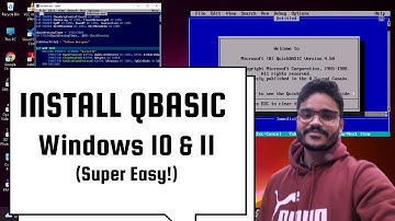 🔥 Relive the Magic! Install QBasic on Windows 10 & 11 (Super Easy!)