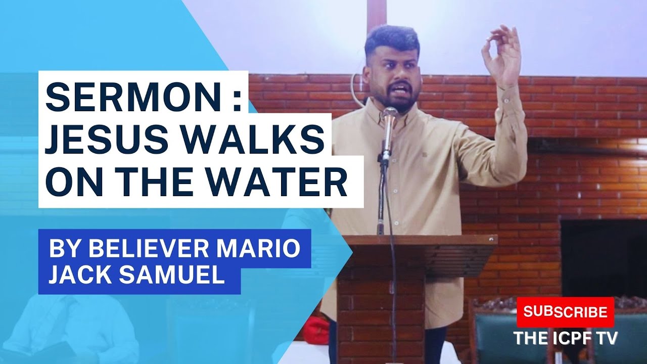 Sermon Jesus Walks on the Water YouTube