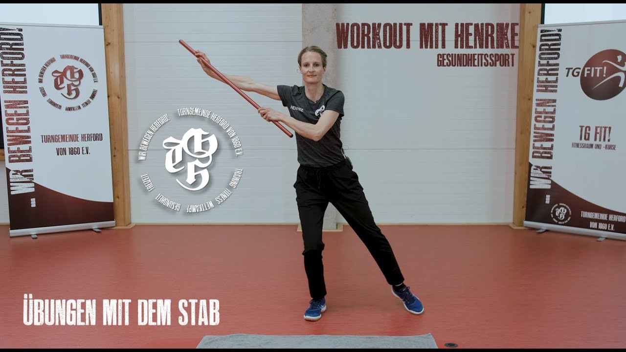 Gesundheitssport - Übungen mit dem Stab