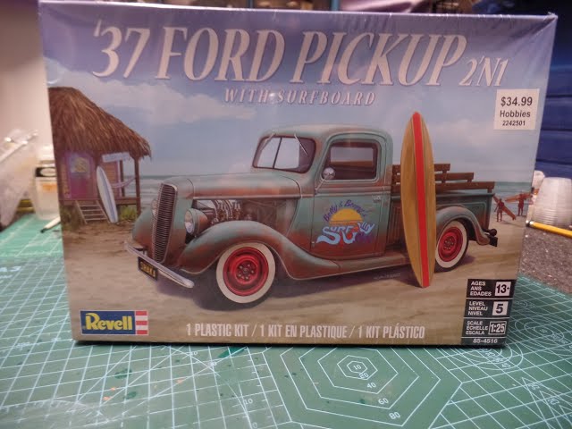 Sealed Nib Revell Highway Scenes '37 Ford W/ Die Cut Diorama Drive-in