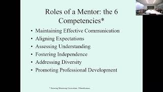Finding a Research Mentor and Aligning Expectations (September 18, 2024) Details