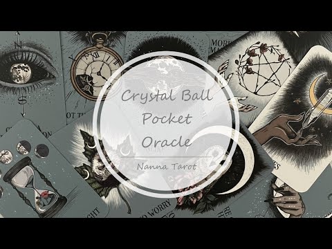 開箱 🥀 水晶球口袋神諭卡 • Crystal Ball Pocket Oracle // Nanna Tarot