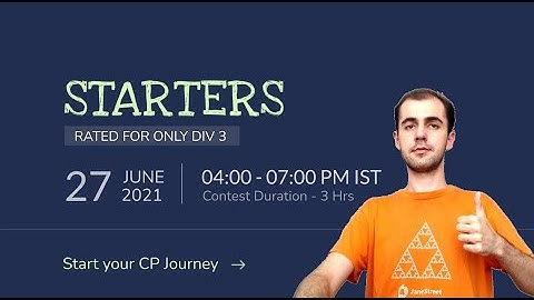 CodeChef June Starters Screencast [7th]