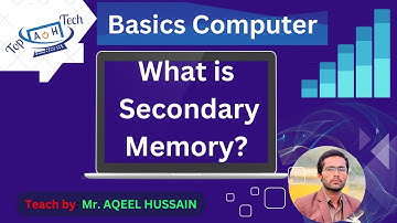 What is Secondary Memory? full Explanation || auxiliary memory #topahtech #ask4help #learncoding