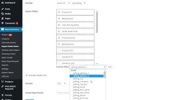 Easily export WooCommerce order line items! - Export Order Items Pro Plugin
