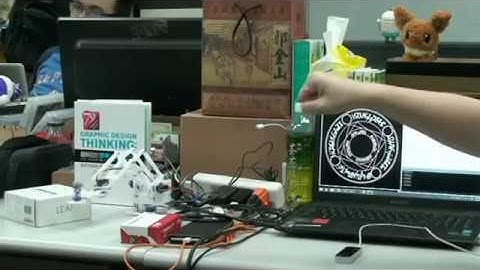 【Processing with LEAPMotion + Arduino Arm 完成版(?)】