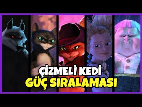 ÇİZMELİ KEDİ: EN GÜÇLÜ 10 KARAKTER - KARAKTERLERİN GÜÇ SIRALAMASI 2023 - DREAM-VERSE