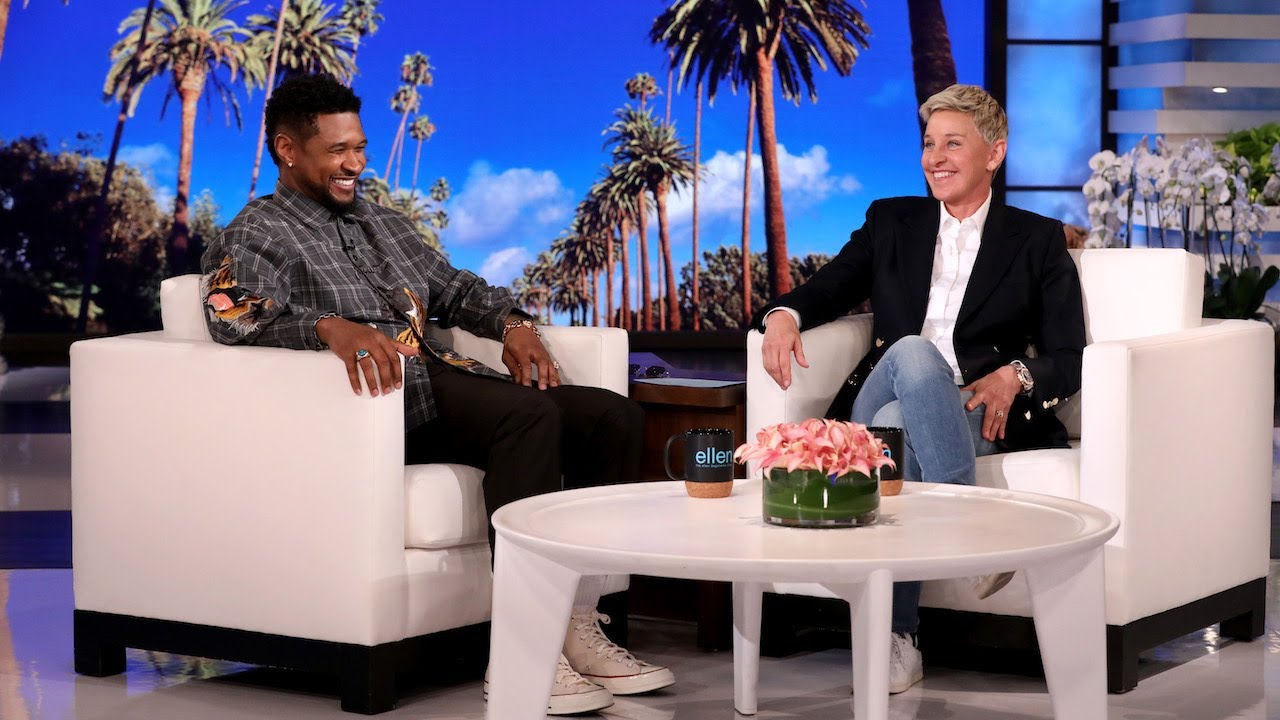 Usher Catches Up with Ellen