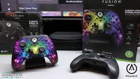 PowerA Fusion Pro Xbox Controllers Hands On (Lumectra RGB)