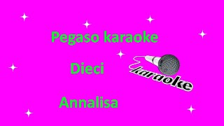 karaoke Annalisa Dieci Sanremo 2021